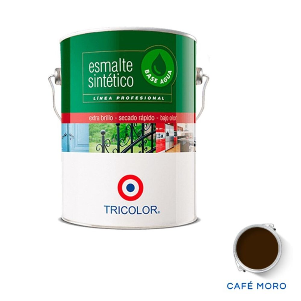 Esmalte Sintetico Base Agua Prof 1 Gl Caf&eacute; Moro Tricolor image number 0.0
